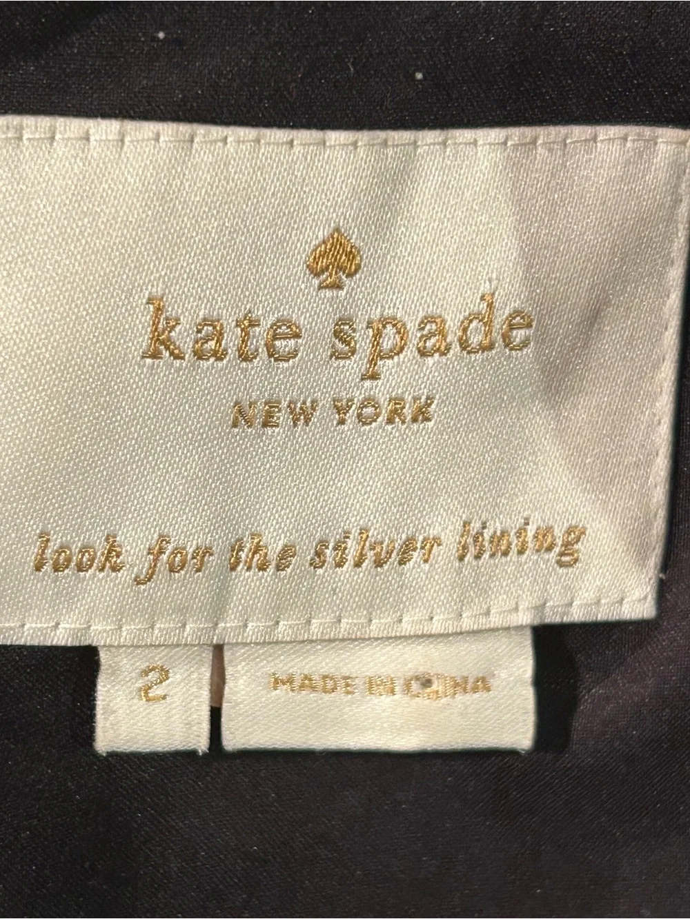 Kate Spade New York Black Sleeveless Sheath Dress Gold‎ Back Zip Size 2 Formal